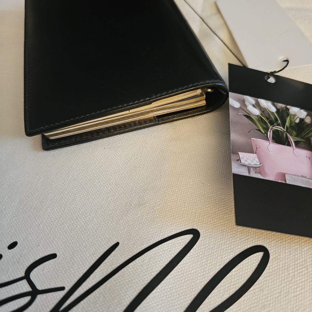 ‼️Sale‼️Hermès Black Spiral Notebook with White Logo - Picture 9 of 10